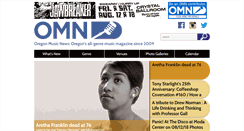 Desktop Screenshot of oregonmusicnews.com